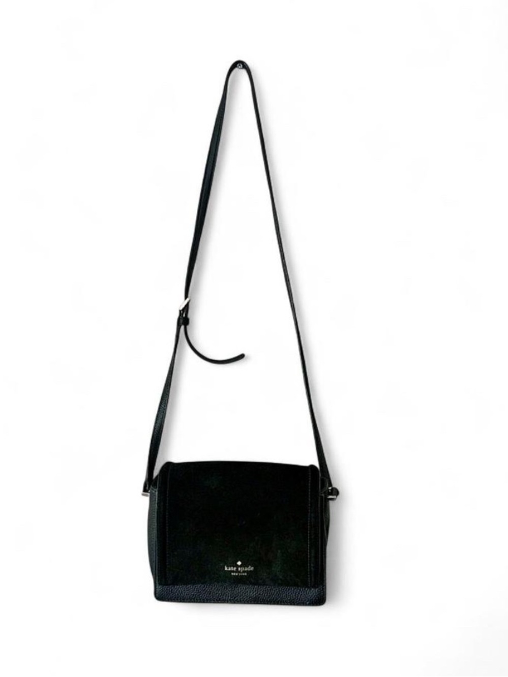 Kate Spade New York Mixed-Material Flap Crossbody Bag✨